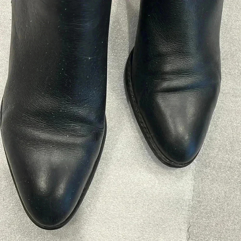 [38/7.5”]Alexander  Wang Kori Black Leather Chelsea Ankle Boots - Picture 4 of 10